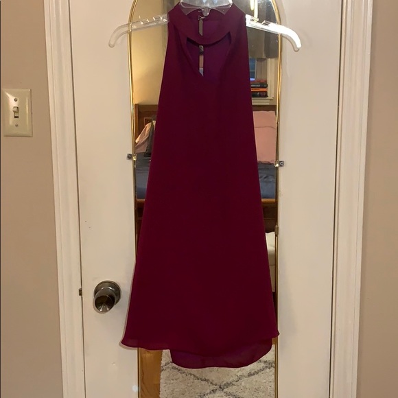 Lulu’s Magenta Swing Dress - Picture 6 of 8